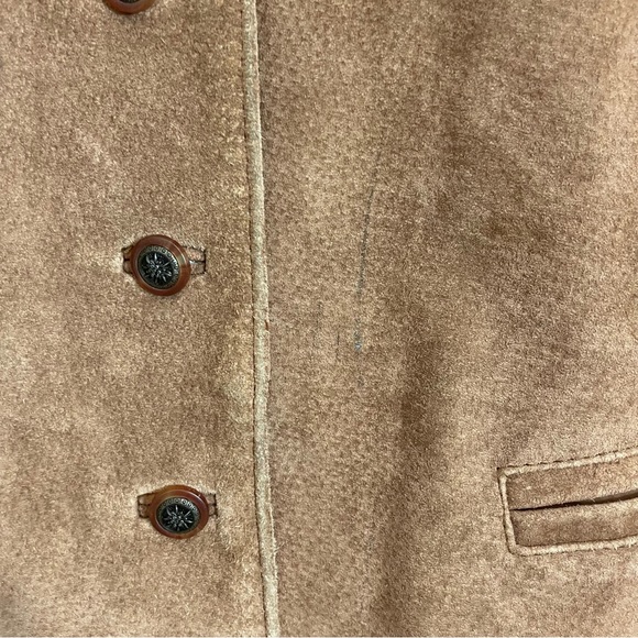 Vintage Leather Vest Men‎ Brown Classic Steampunk Professor Academia Size Large - Picture 7 of 13